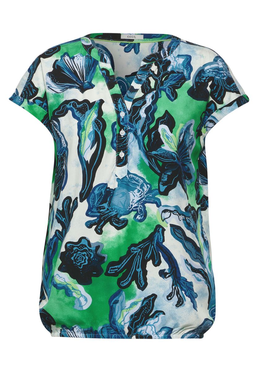 Print Viskose Bluse