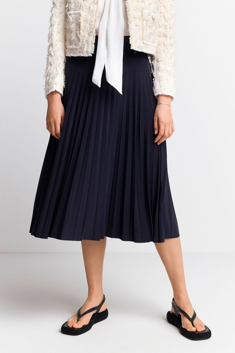 midi plissee skirt