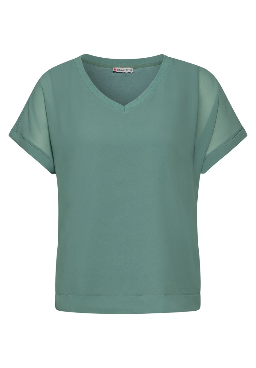 2 in 1 Chiffon-T-Shirt