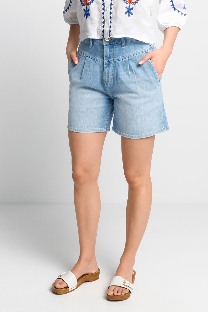 blue denim shorts organic