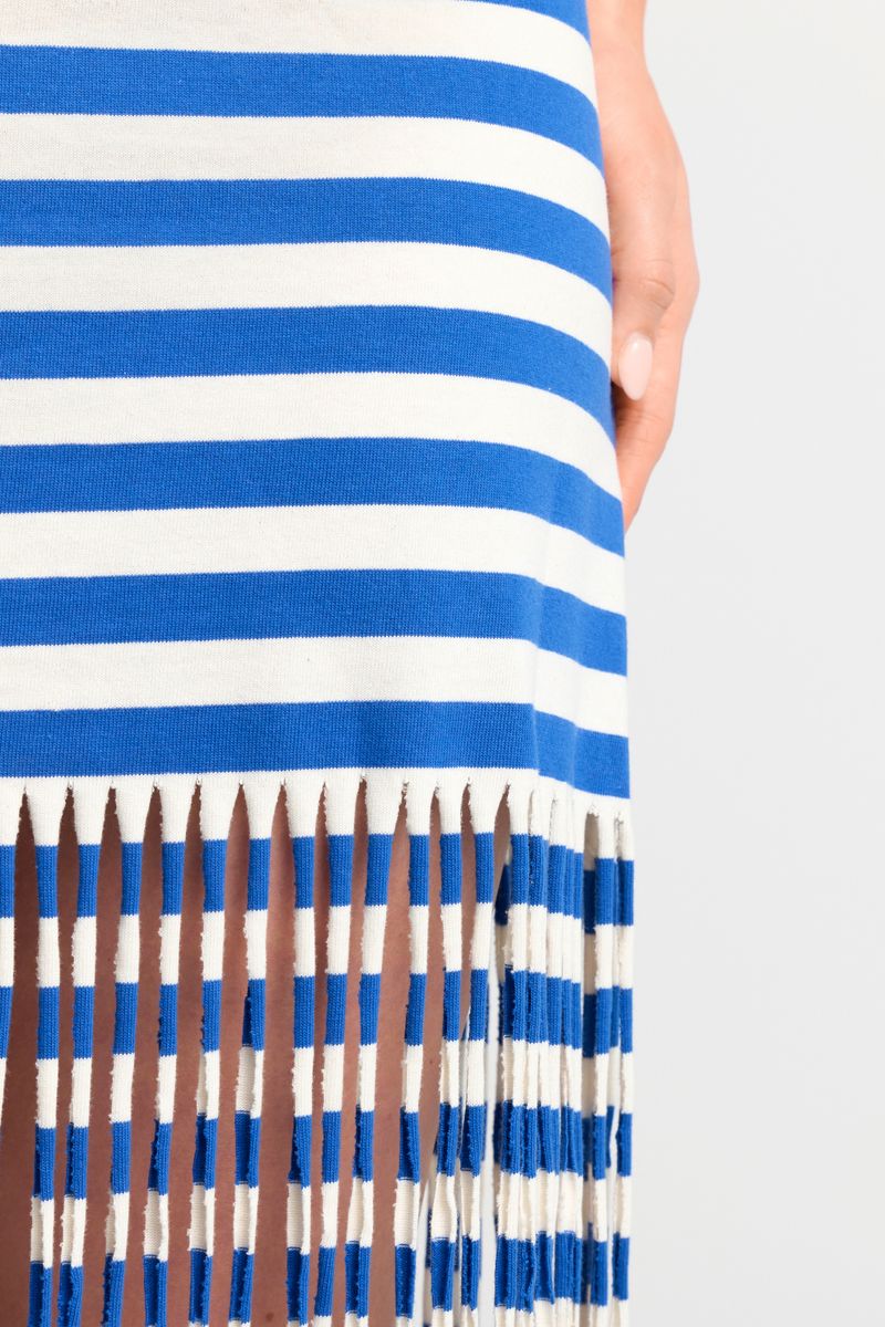 Dress with fringes organic