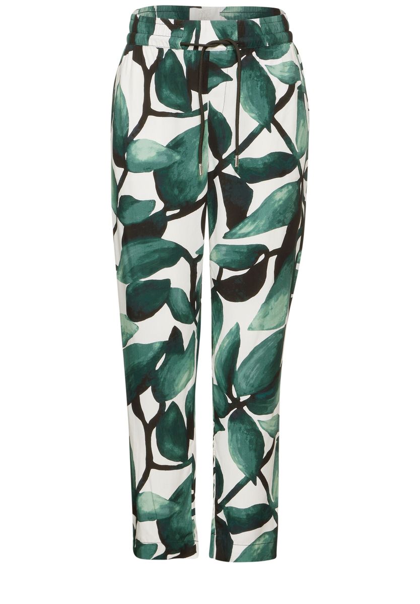 Hose mit floralem Print