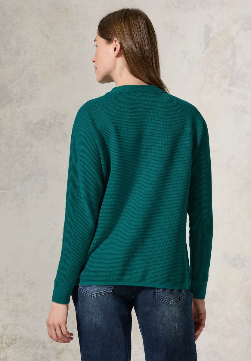 Strukturmix Dolman Pullover