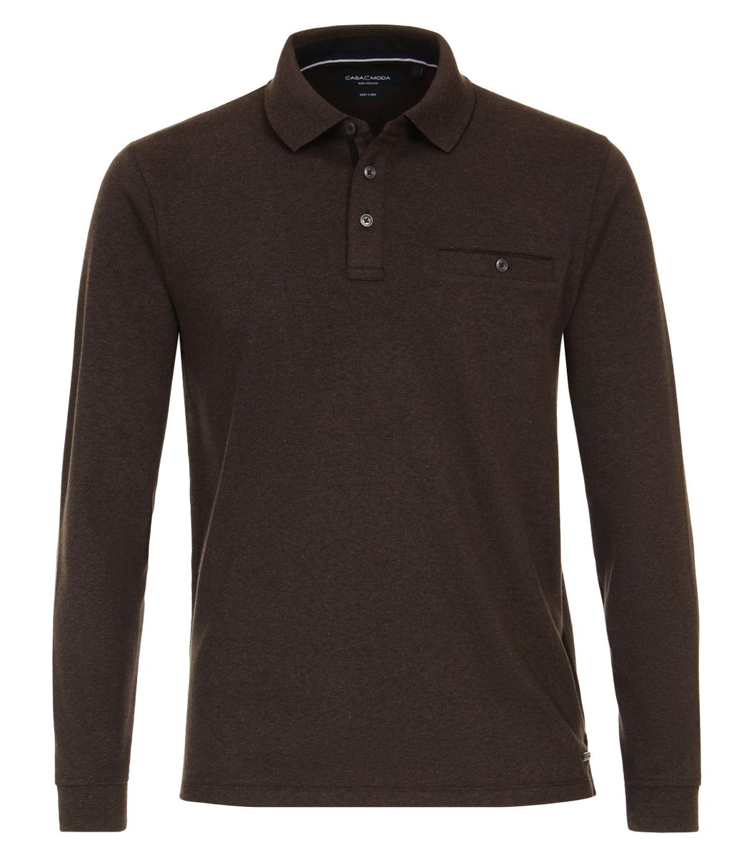 Polo-Shirt Langarm gestreift