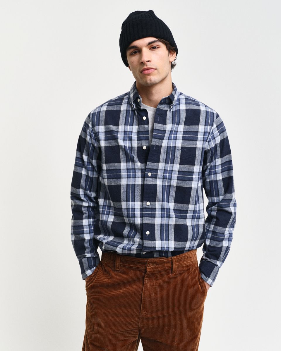 Regular Fit Tartan Melange Karohemd