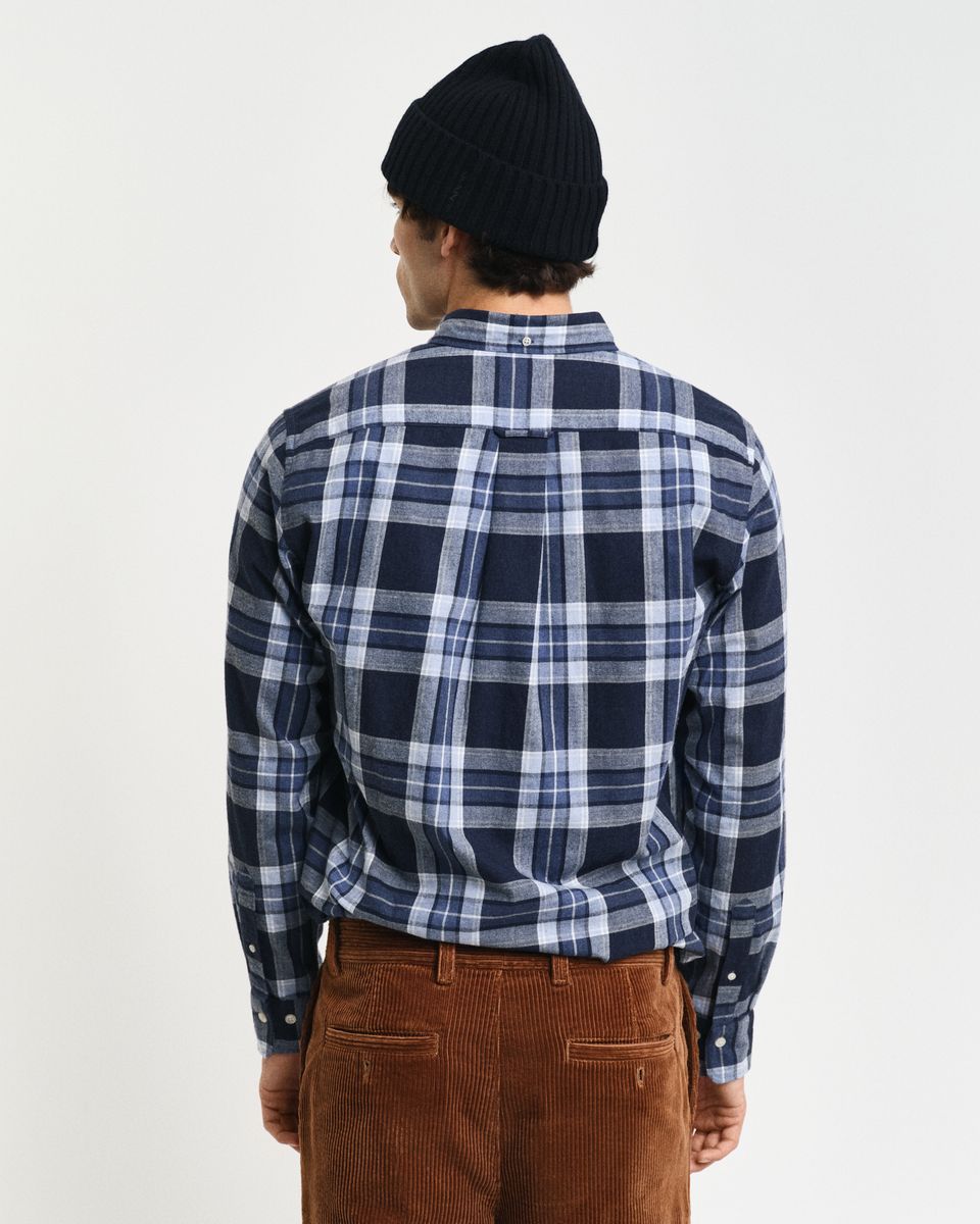 Regular Fit Tartan Melange Karohemd