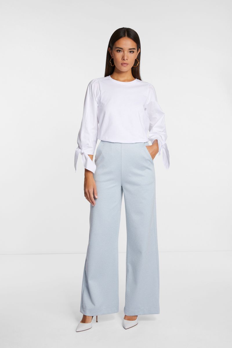 Jacquard wide leg pants GRS