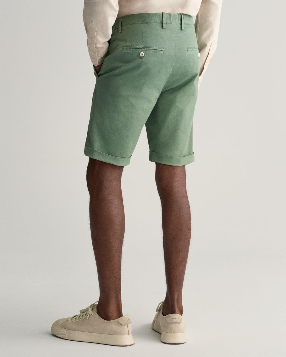 Slim Fit Sunfaded Shorts