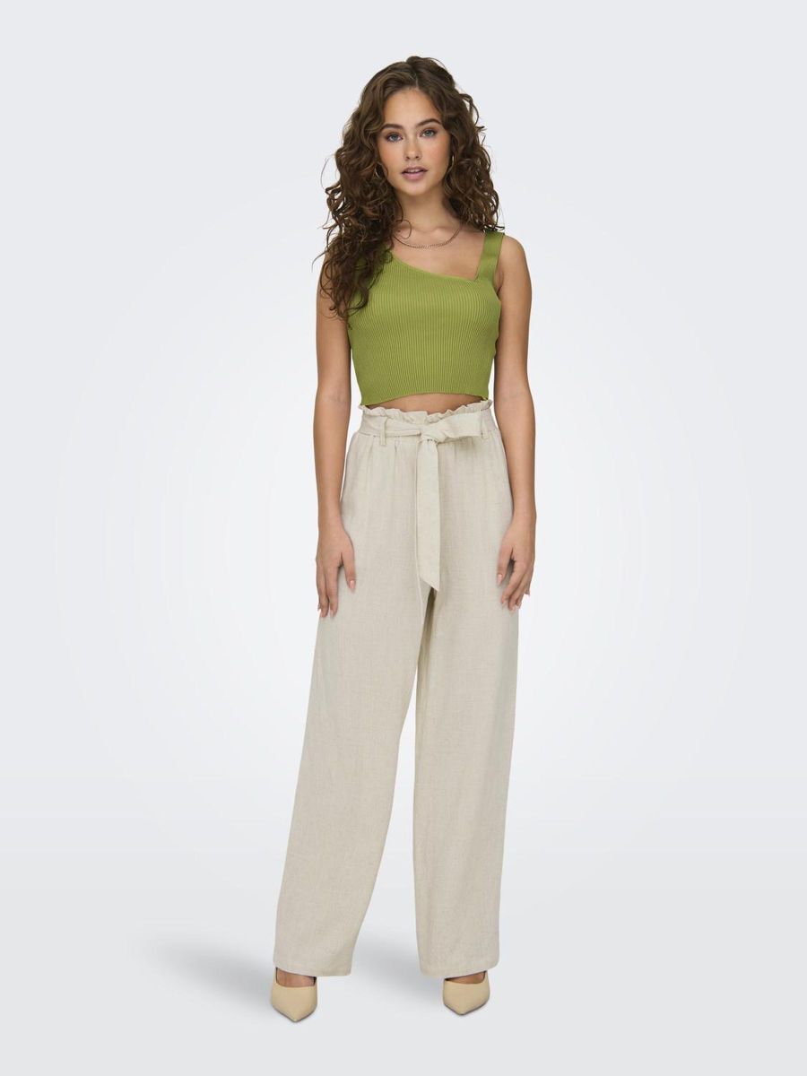 ONLTATIANNA SL CROPPED V-NECK KNT