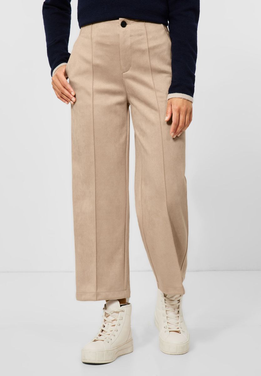 Casual Fit Hose mit Wide Leg