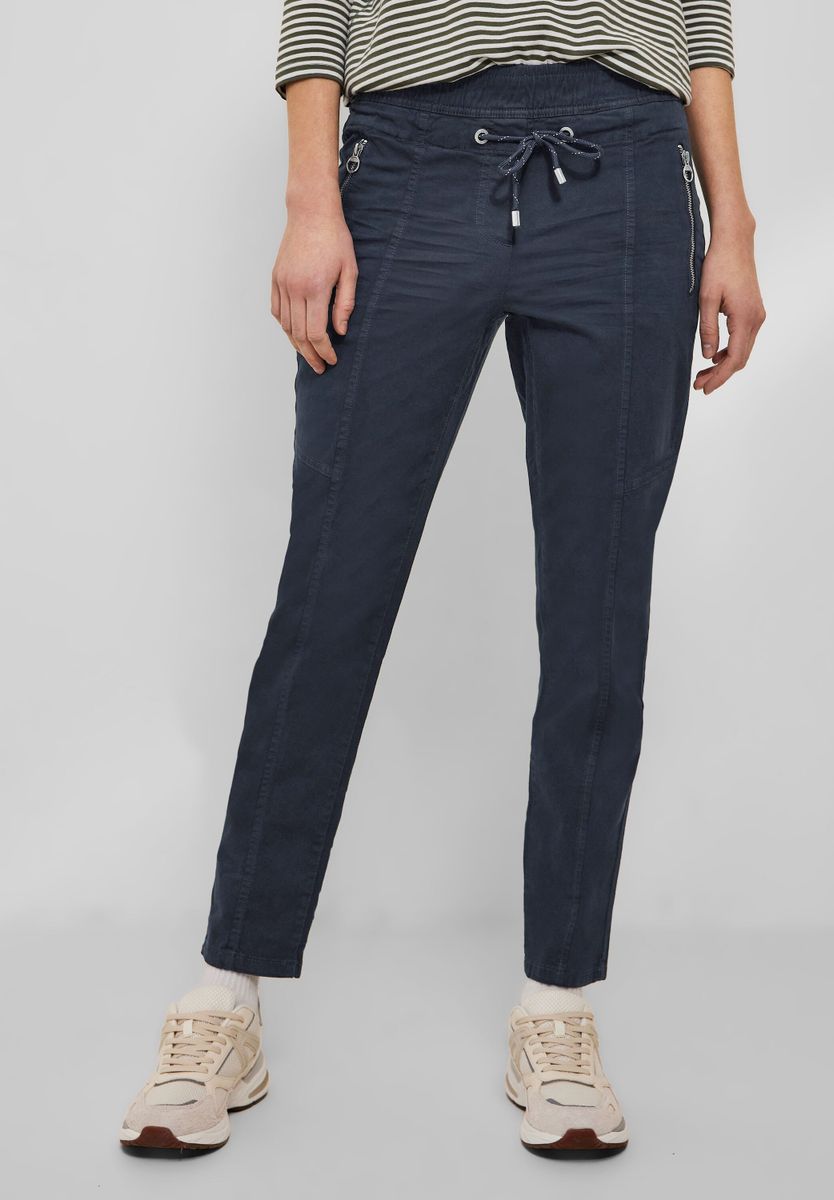 Casual Fit Hose mit Stretch