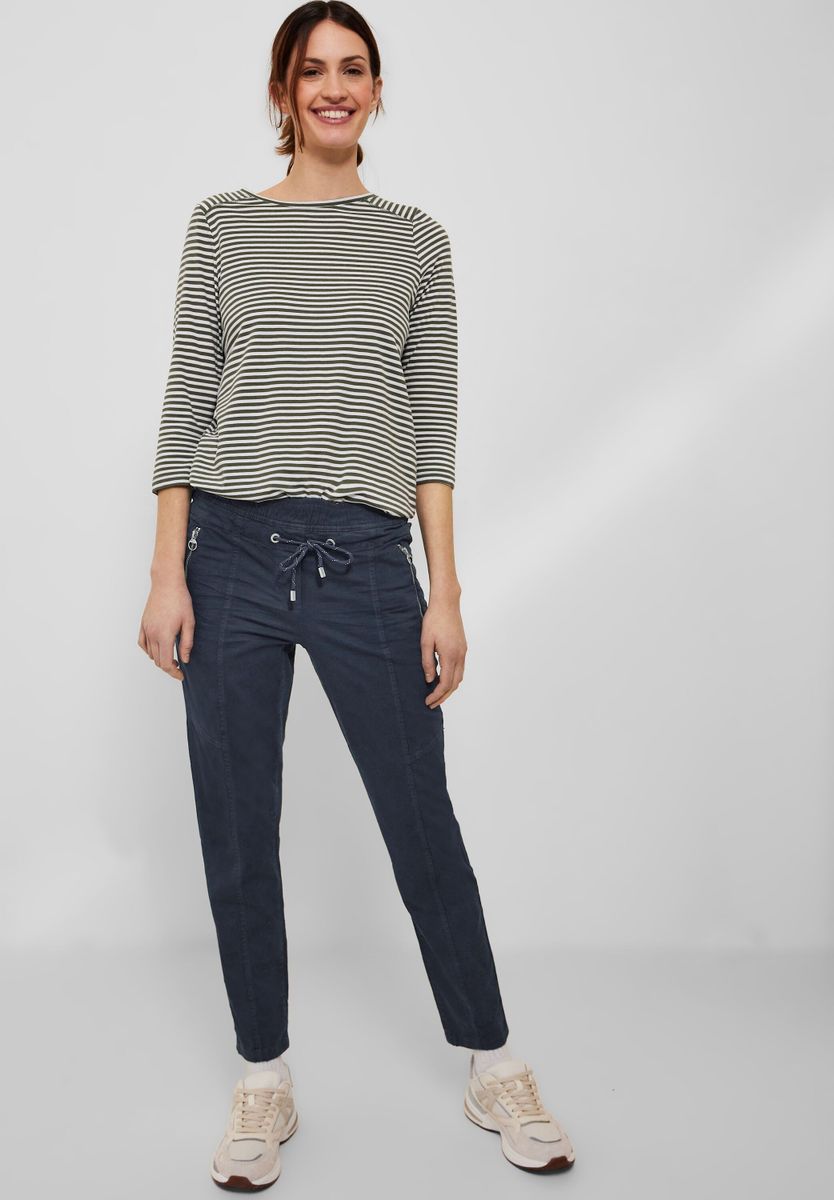 Casual Fit Hose mit Stretch