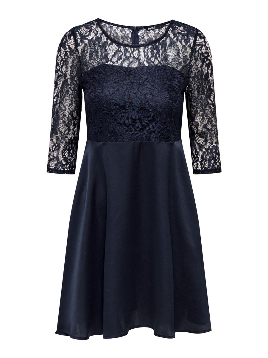 ONLLIVA 3/4 LACE MIX DRESS CS WVN