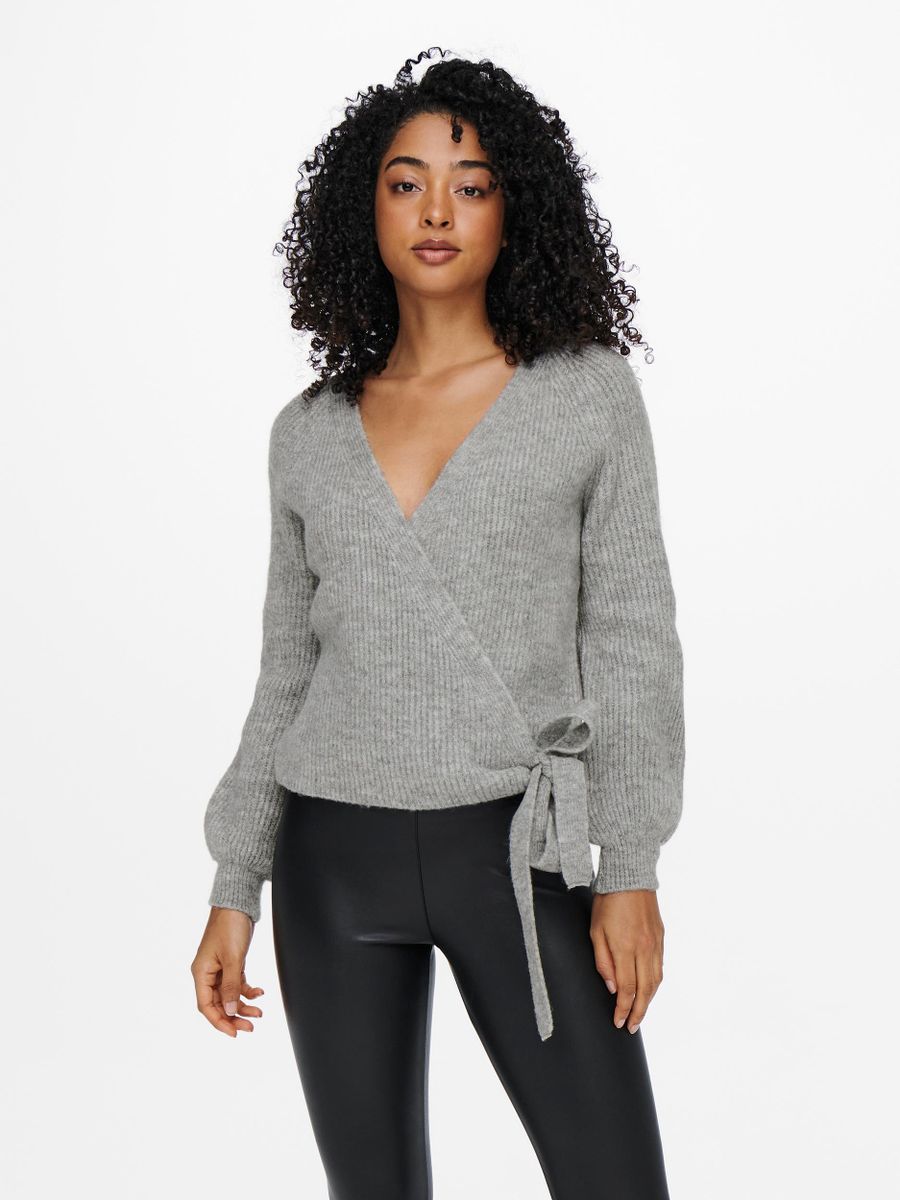 ONLMIA L/S WRAP CARDIGAN KNT NOOS