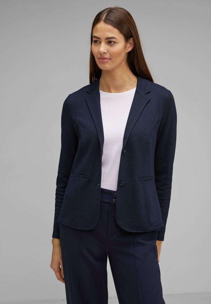 Basic Piqué Blazer