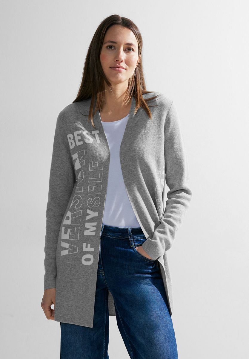 Cardigan mit Wording