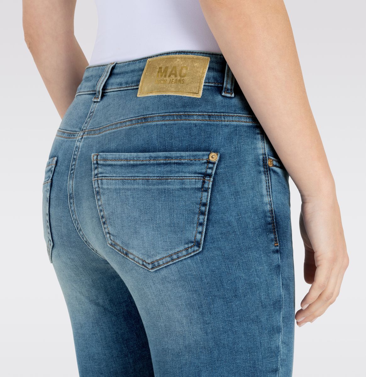 MAC JEANS - RICH SLIM, Light authentic denim